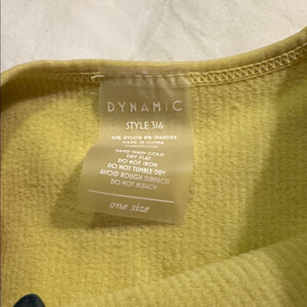 Yellow Ribbed Tank Top - Picture 2 of 3